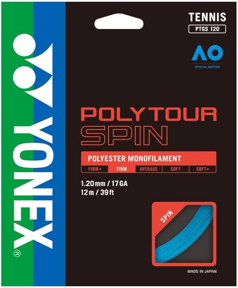 YONEX POLY TOUR SPIN 1.25 BLAU